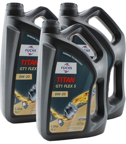 Amazon.com: Fuchs TITAN GT1 FLEX 5 SAE 0W-20 Aceite de motor 2